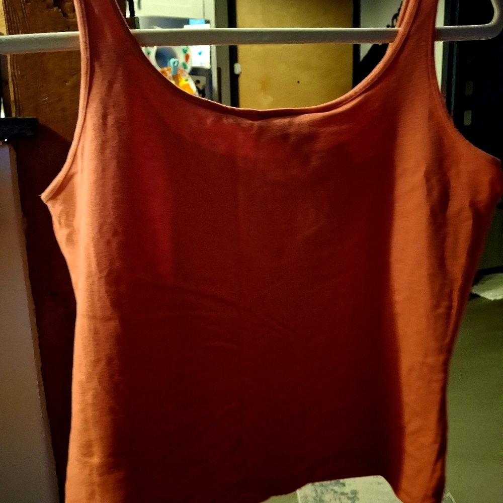 Talbots Coral/Orange Tank Top - Picture 4 of 4